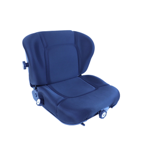 Универсальное сиденье из черной ткани для вилочного погрузчика и строительной техники