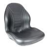 Высокое черное виниловое сиденье с несколькими вариантами крепления
