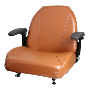 Коричневое сиденье для газонокосилки Zero Turn с подлокотниками Bobcat Dixie Snapper Toro Exmark Bad Boy